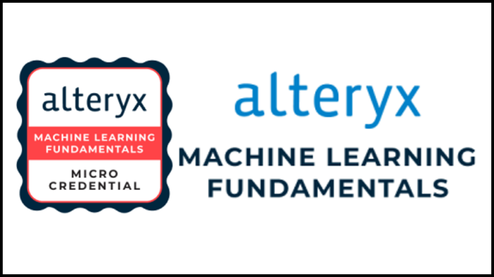 【Alteryx】Alteryx Machine Learning Fundamentals Micro Credential試験を受験しまし